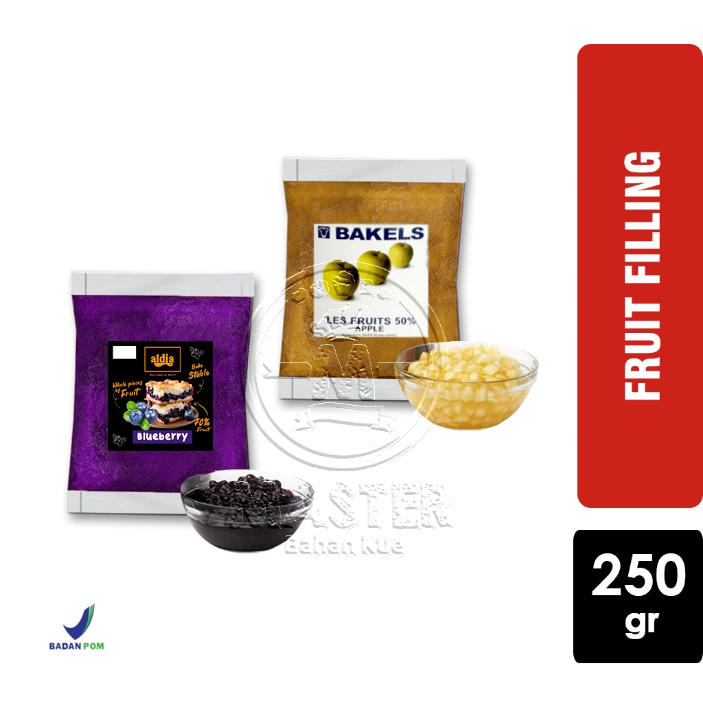 Selai Filling Buah Isian Fruit Filling Puff Pastry Pie Baking Decor Toppings Desserts [Repack 50gr]