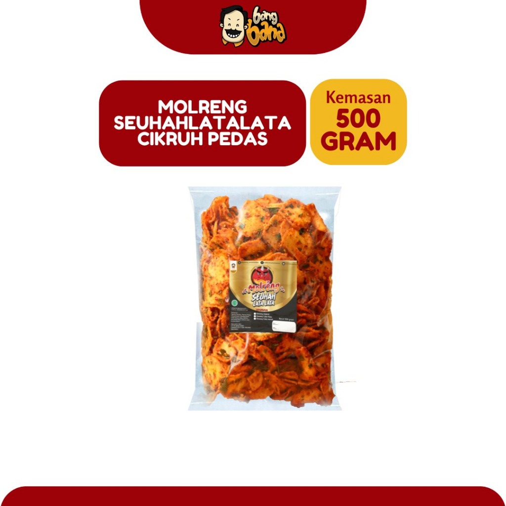 Molreng Seuhahlatalata Cikruh Pedas Daun Jeruk Kemasan 500 Gram