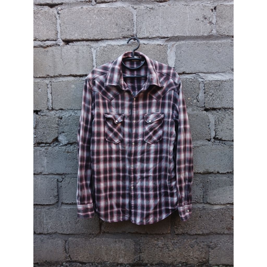 Boonpal Heringbone Western Shirt