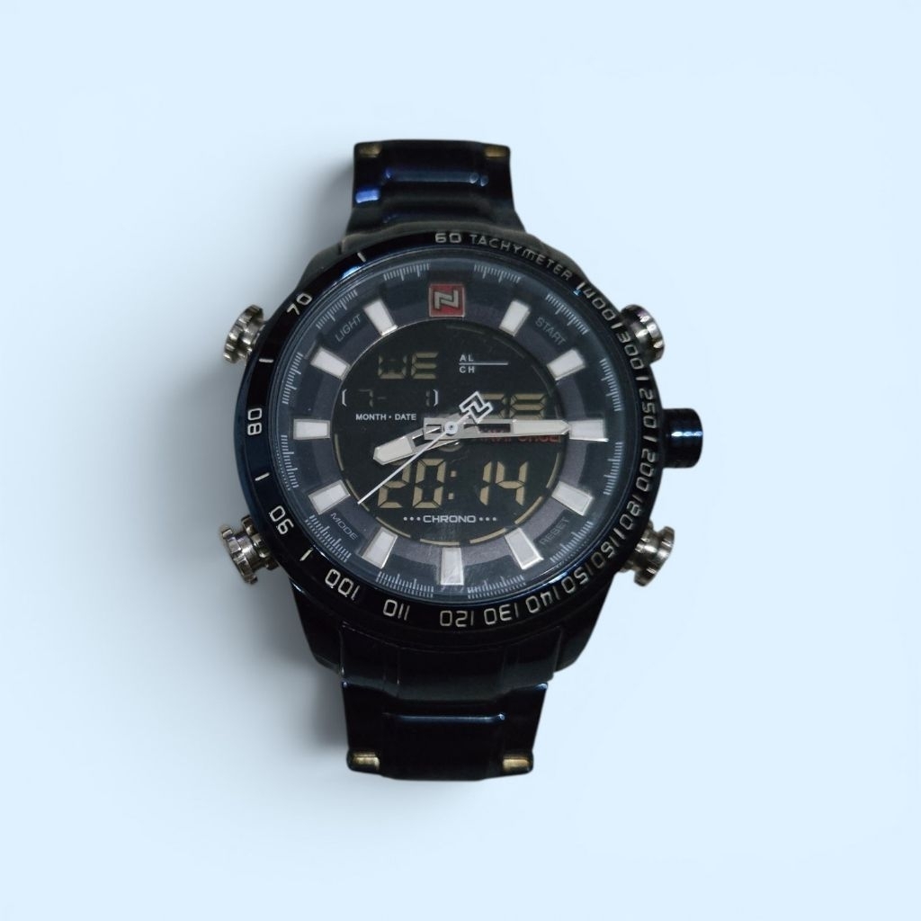NAVIFORCE NF9144 [SECOND]– Jam Tangan Pria Analog Digital Sport Multifungsi