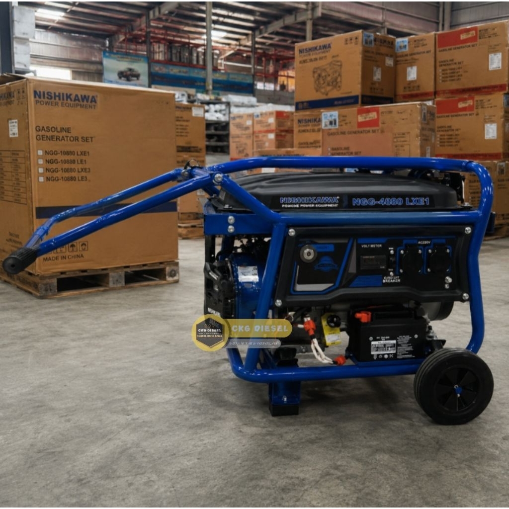 Genset Bensin 2800 Watt Generator Nishikawa NGG 4880 LXE