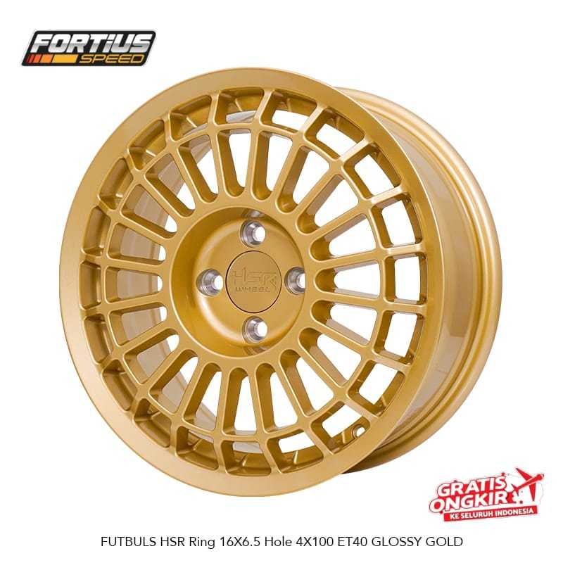 Velg Mobil Rally Look HSR FUTBULS R16 Untuk Agya Ayla Calya Sigra Dll