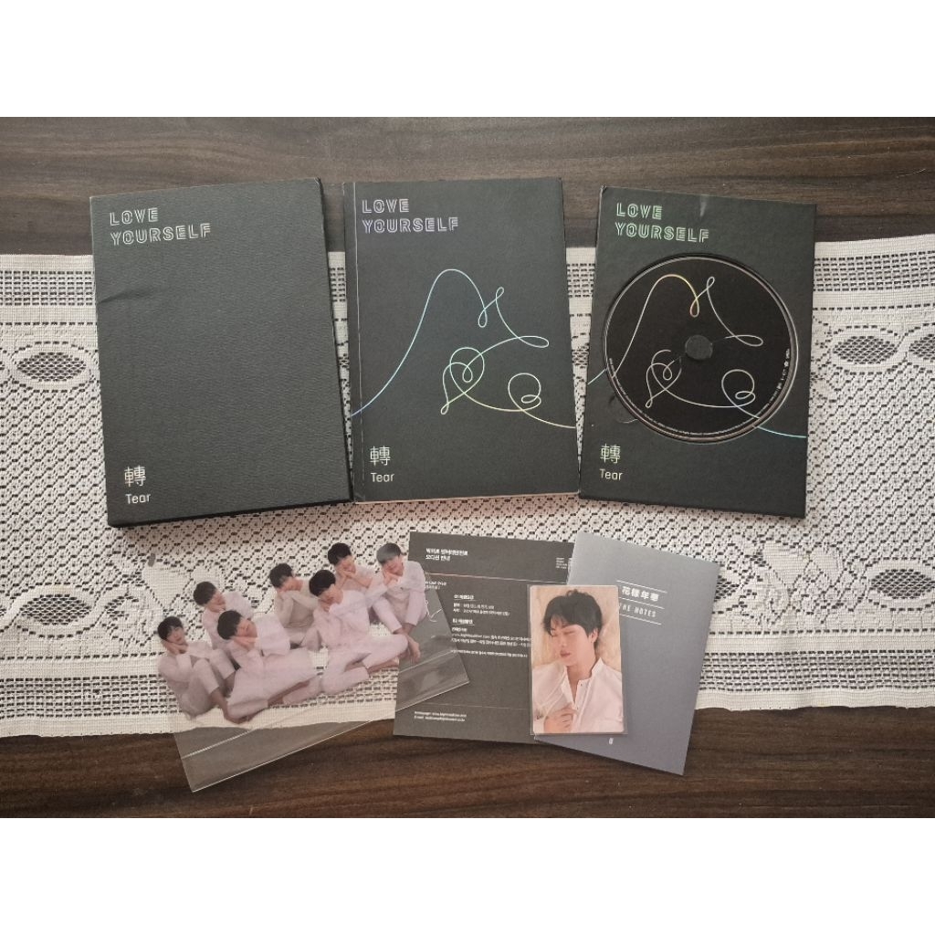 Album BTS Love Yourself Tear U Photocard PC Jin Unsealed Preloved