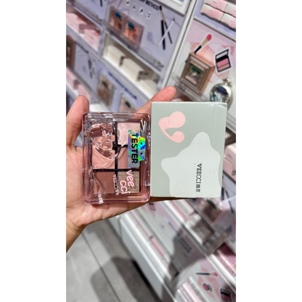 OHSOME X VEECCI Rose seed eyeshadow palette E01