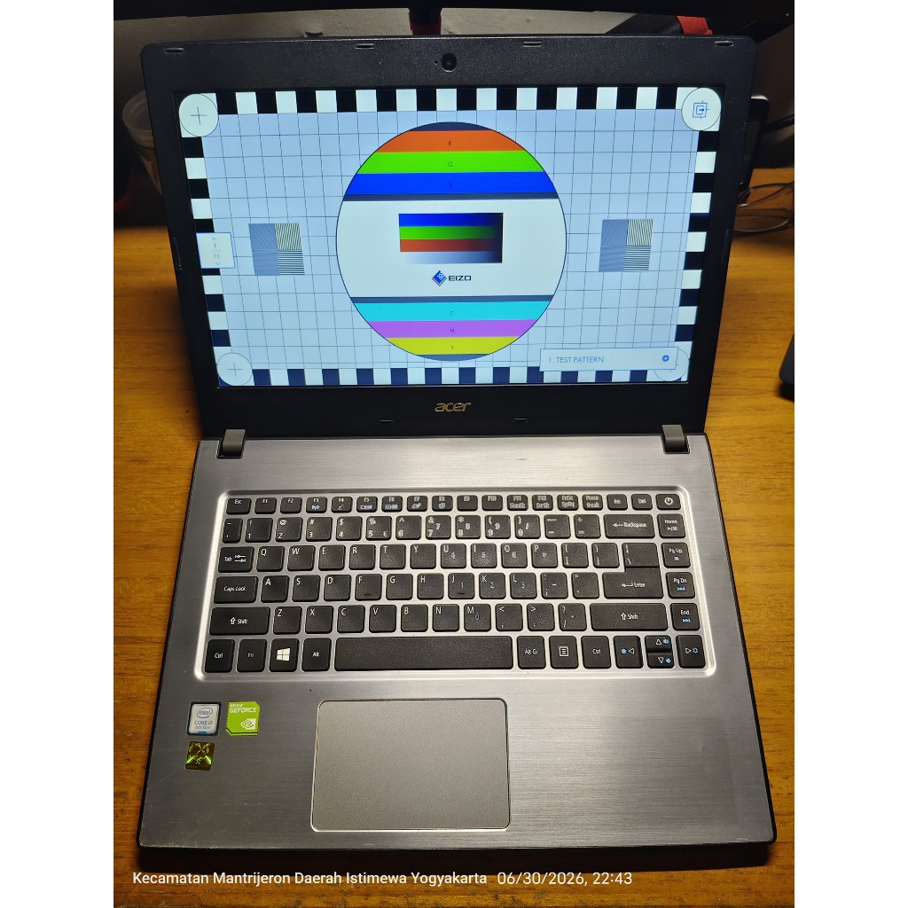 Laptop Acer E5-476G Intel i5-8250U Nvidia MX130 RAM 8GB DDR4 256GB SSD 14 Inch HD