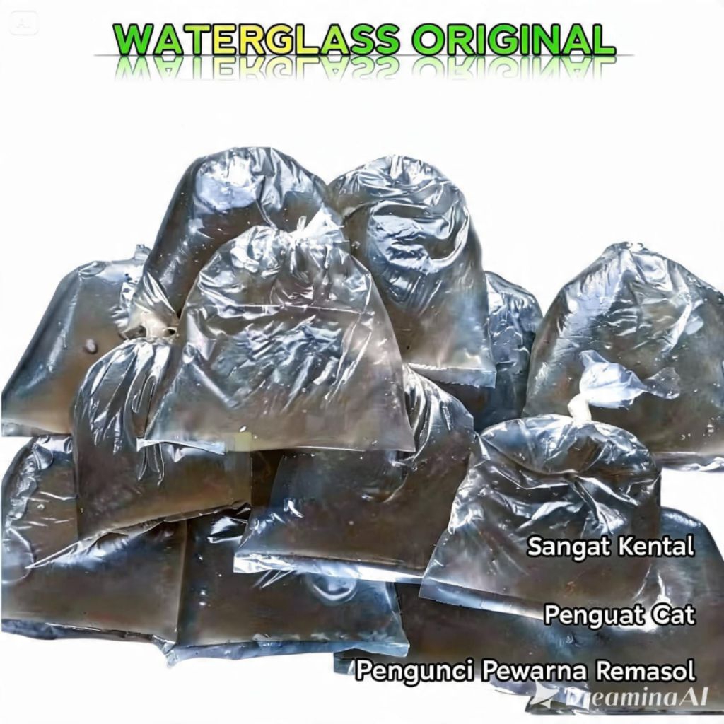 Waterglass 2 Kg Sodium Silicate Cair Perekat dan Pelapis Serbaguna Perekat Kuat untuk Batik