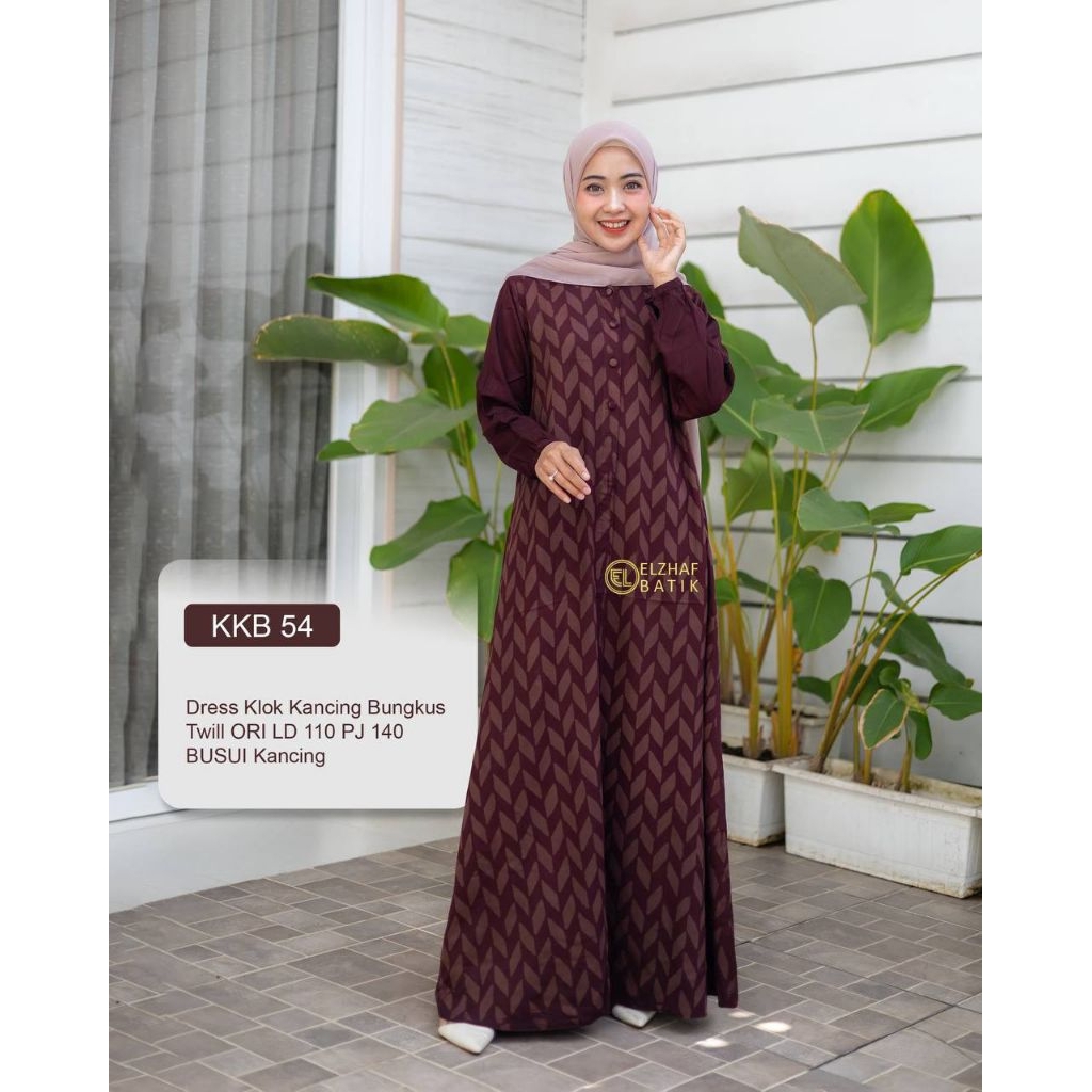 dress twill ori elzhaf/twill ori pekalongan