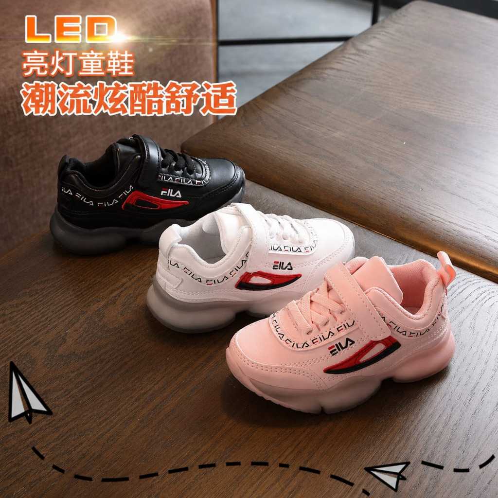 SALE Sepatu Anak Motif Tulisan Fashion stok lama