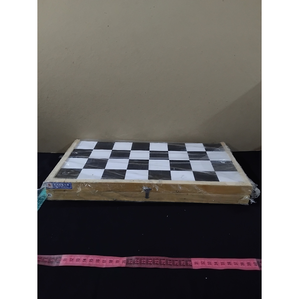 Papan Catur Kayu Ukuran Jumbo - Bidak Lengkap