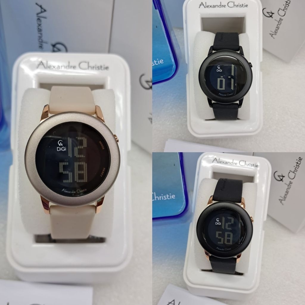 Promo Jam tangan wanita Alexandre cristie seri Ac 9393 jam tangan digital Alexandre Christie origina