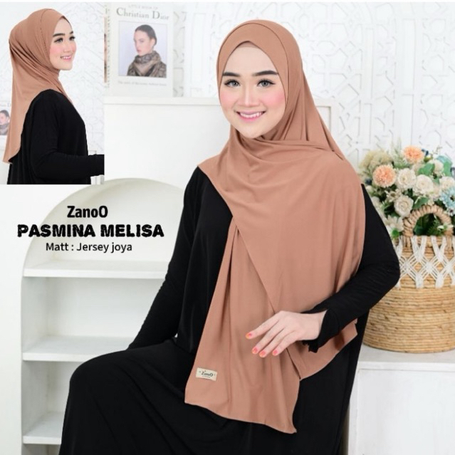 ZANOO PASMINA MELISAE  - PASMINA OVAL PASMINA INSTAN DAILY BY ZANOO