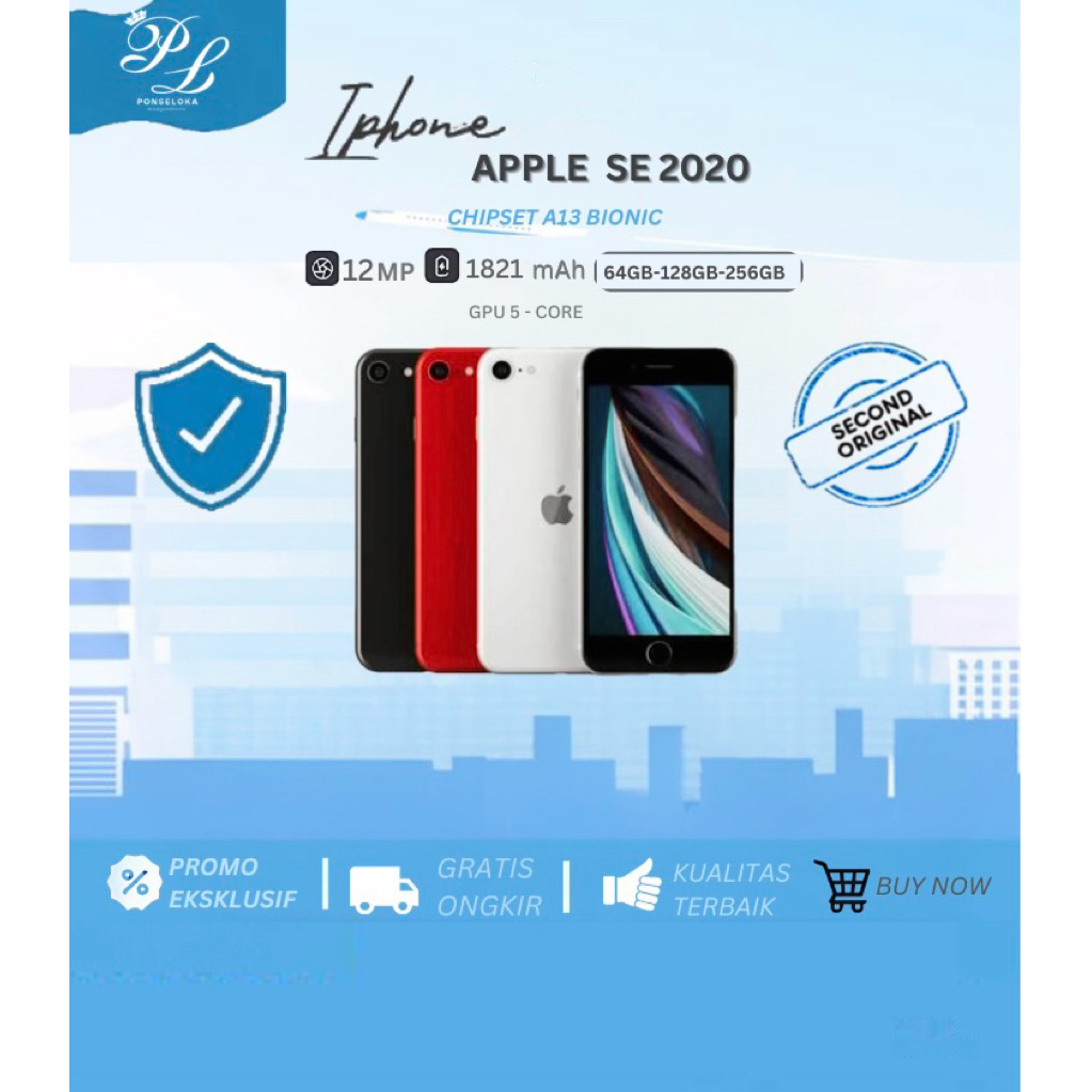 iphone SE 2020 64Gb 128GB  alloperator | Second Ex Resmi