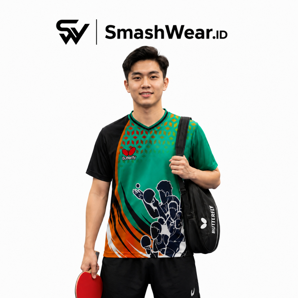 SmashWear.ID - Jersey PingPong Full Printing Custom / Jersey PingPong / Jersey Tenis Meja