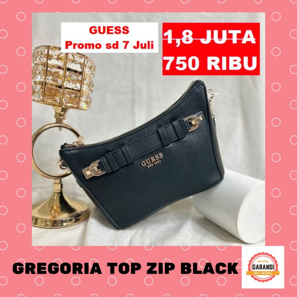 Tas Guess seri GREGORIA TOP ZIP shoulder bag 100% Original Store