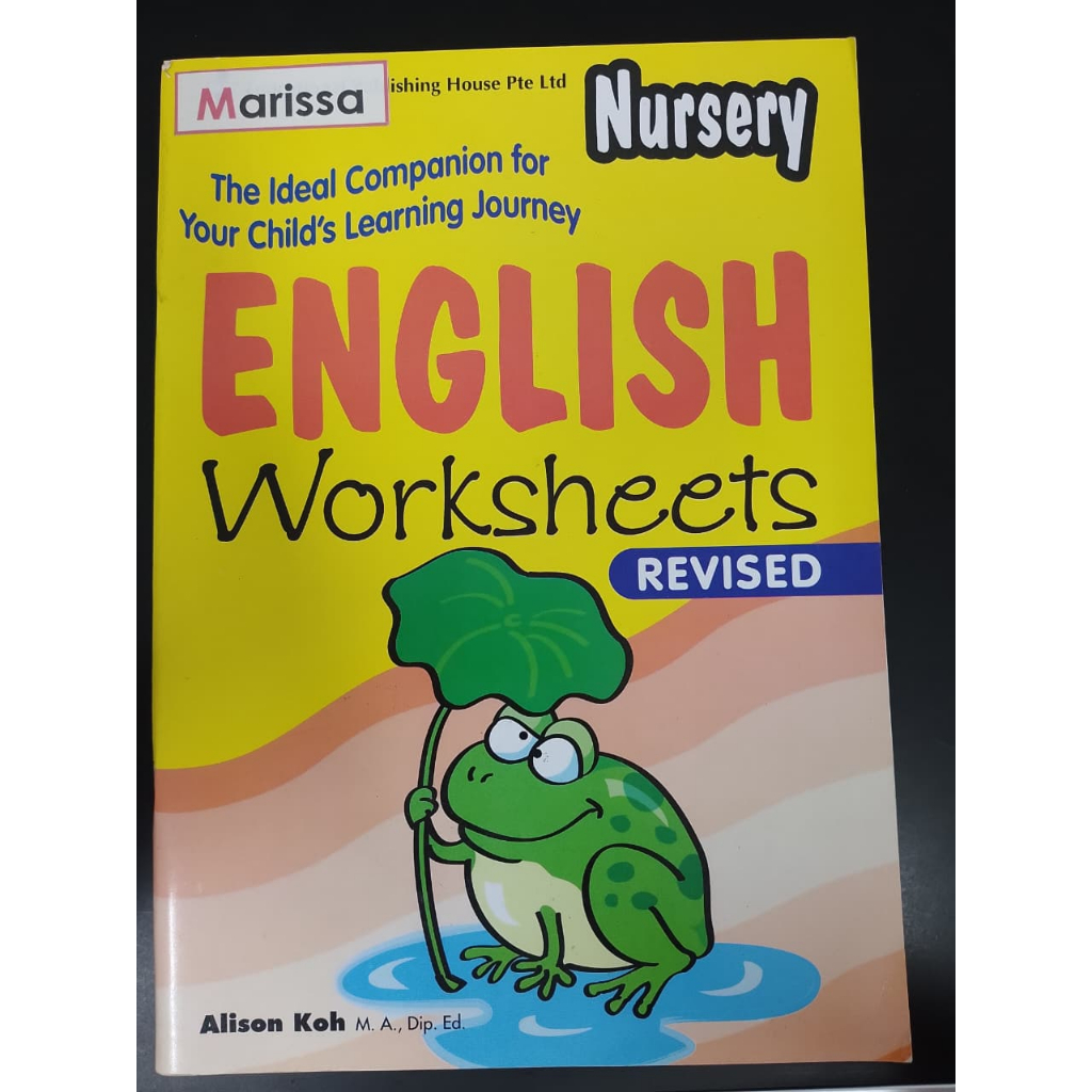 BUKU ENGLISH WORKSHEETS NURSERY