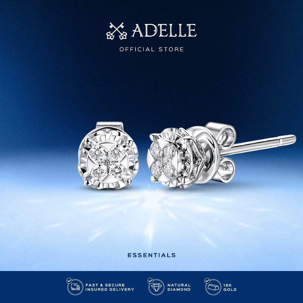 Adelle Jewellery - Essentials Fidelia Diamond Earrings - Anting Emas Berlian