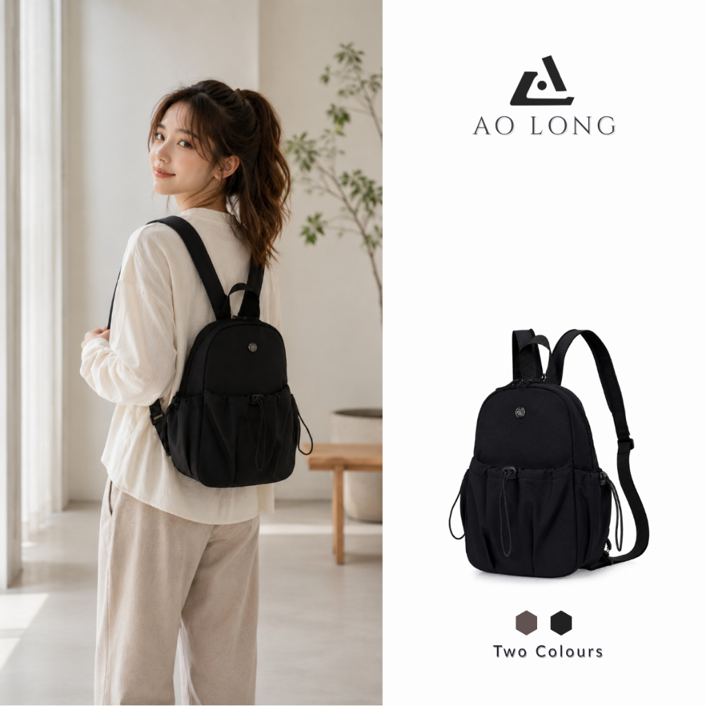 AOLONG Tas Ransel Wanita STORIA 1360 Backpack Wanita Casual Cocok Untuk Daily