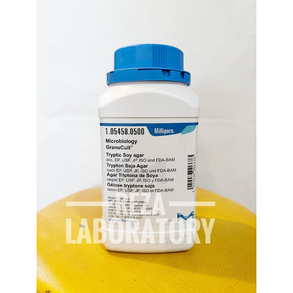 TRYPTIC SOY AGAR / TSA FOR MICROBIOLOGY MERCK 105458 500GRAM  ORIGINAL