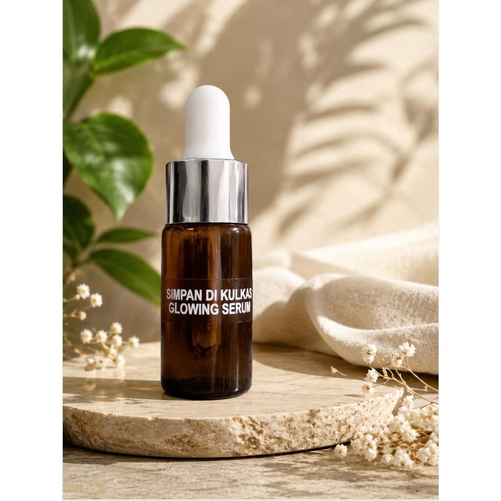 GLOWING SERUM PENCERAH RACIKAN ELLA SKINCARE (jastip)