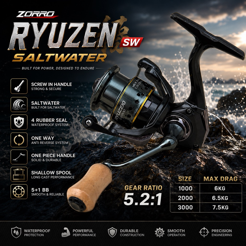 reel sw zorro ryuzen power handle