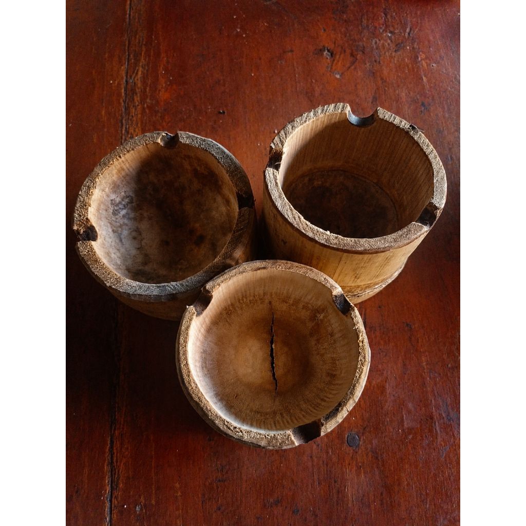 Asbak Bambu Tradisional, Asbak Bambu Sederhana, Asbak Bambu Minimalis
