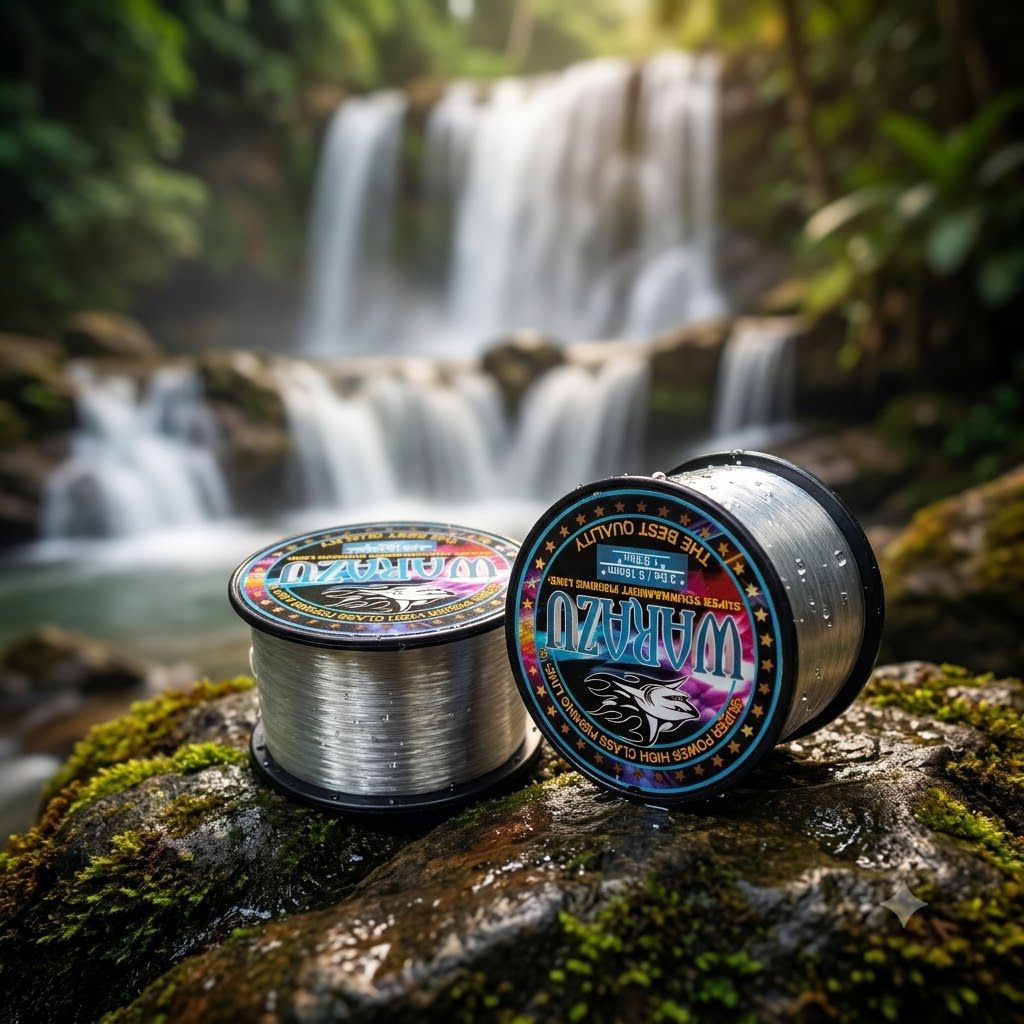 ‎Senar Pancing WARAZU Roll Besar - ANTI KERITING & MUDAH TENGGELAM‎WARAZU Fishing Line - kuat Tahan 