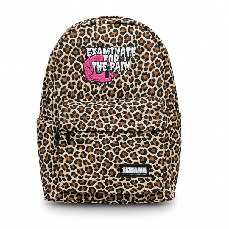 NOTBADCLUB -TAS RANSEL CARBALE -TAS RANSEL BACKPACK MOTIF LEOPARD