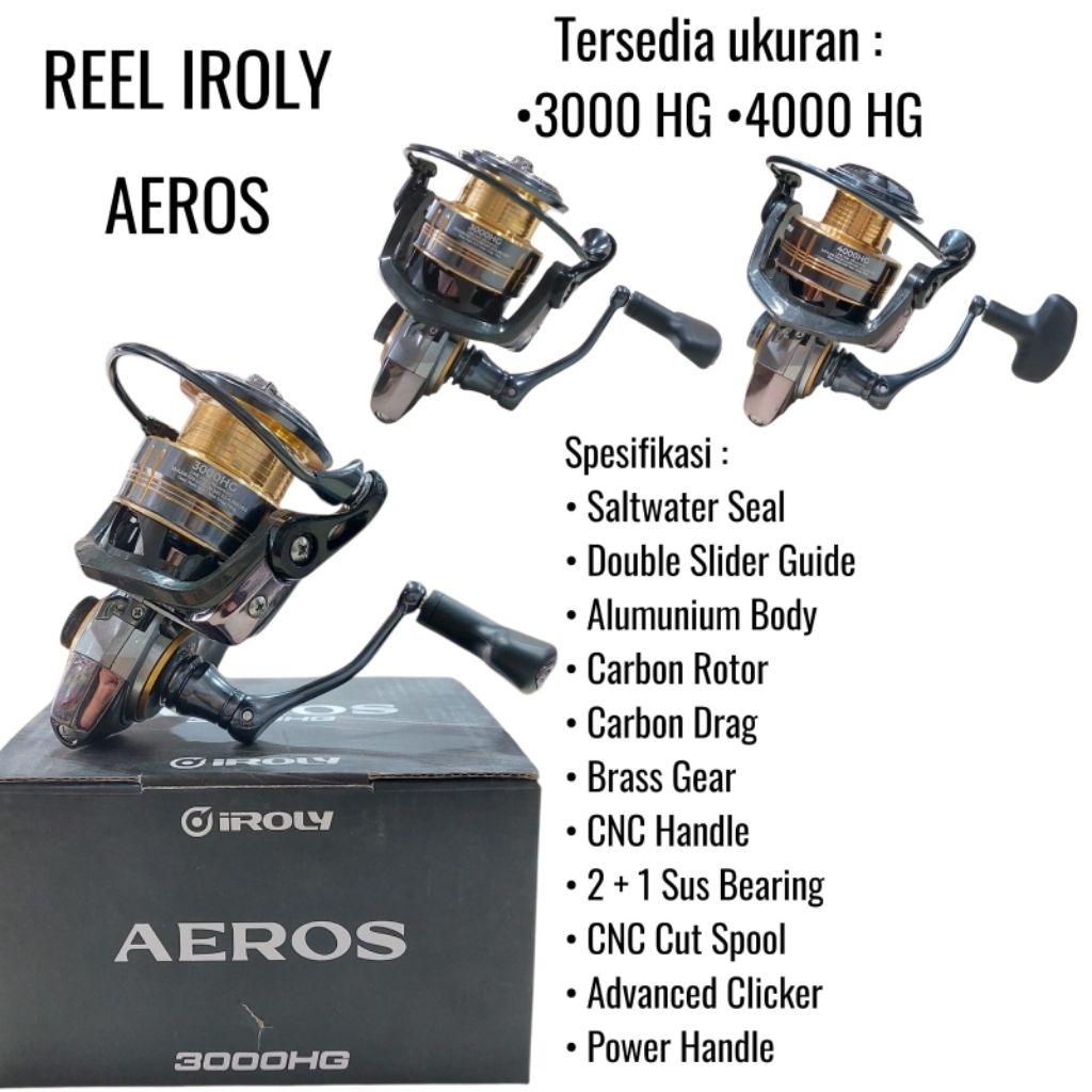 REEL IROLY AEROS 3000HG