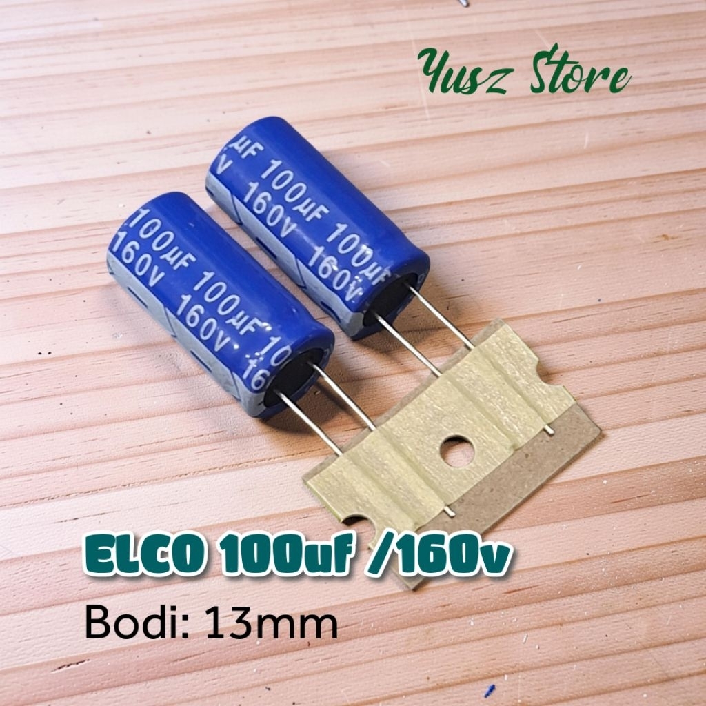 Elco 100uf 160v Elko Capacitor 100 uf 160volt untuk power supply