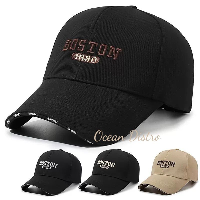 Topi Baseball Bordir BOSTON 1930 Premium Vintage Cap Unisex