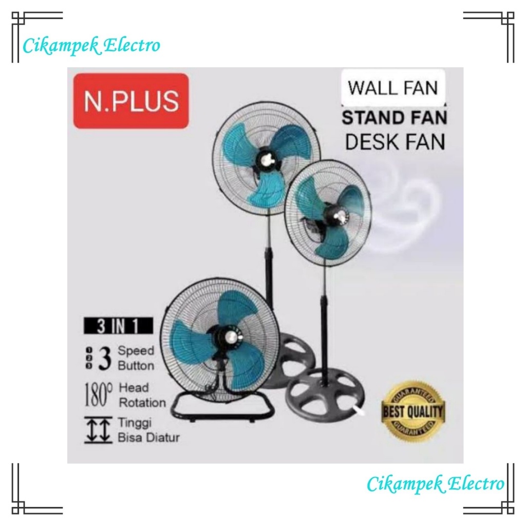 Kipas Angin Besi N Plus 18 " ( 18 Inch )