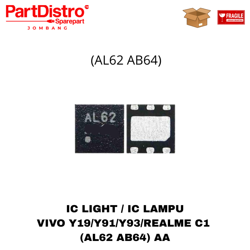 IC LIGHT / IC LAMPU VIVO Y19 / Y91 / Y93 / REALME C1 (AL62 AB64) AA