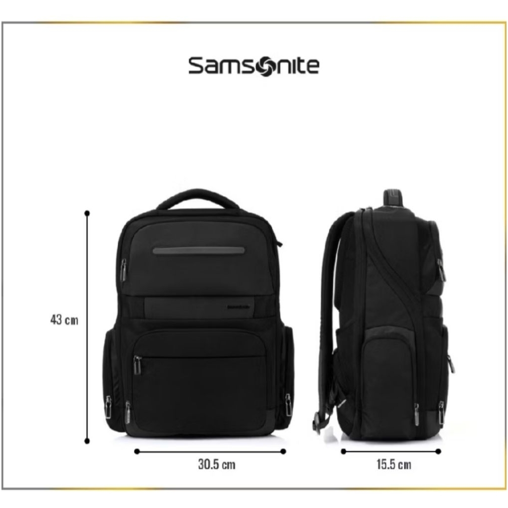 Samsonite Blakce Eco Backpack/ Samsonite Original/Tas Samsonite Ori/ Tas Laptop Samsonite/Backpack S