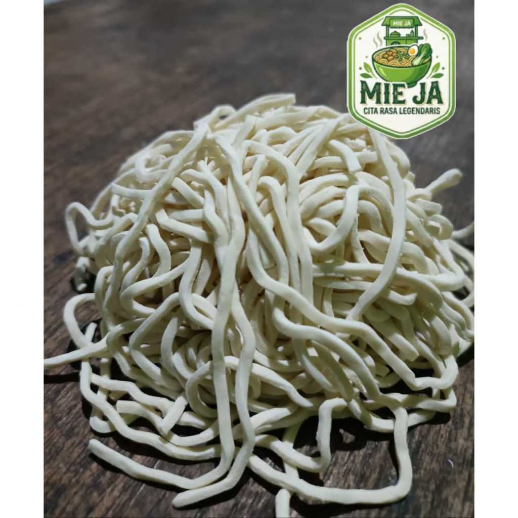 Mie Mentah,Mie Telur, Mie AYAM, Mie Basah JA Kriting Biasa 1kg