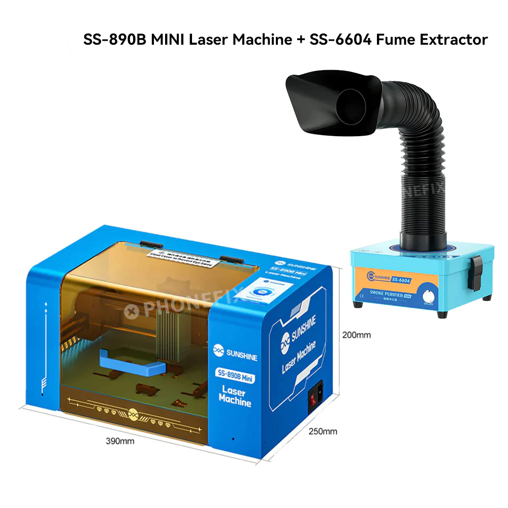 MESIN LASER  SUNSHINE SS-890B MINI + SS-6604 LASER ORIGINAL