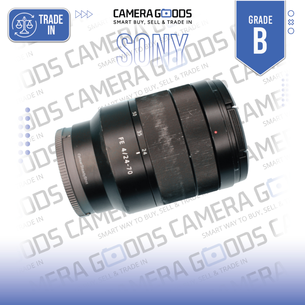 Lensa Sony FE 24-70mm F4 ZA OSS Carl Zeiss Lens Second Bekas Grade B/ SEL2470Z - L260109