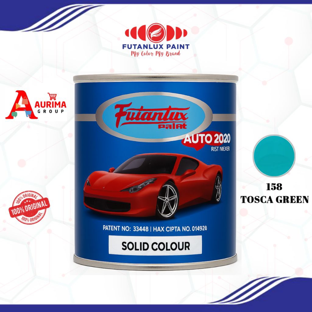 CAT DUCO FUTANLUX TOSCA GREEN-158 CAT MOBIL MERK FUTANLUX 1LITER REPACK