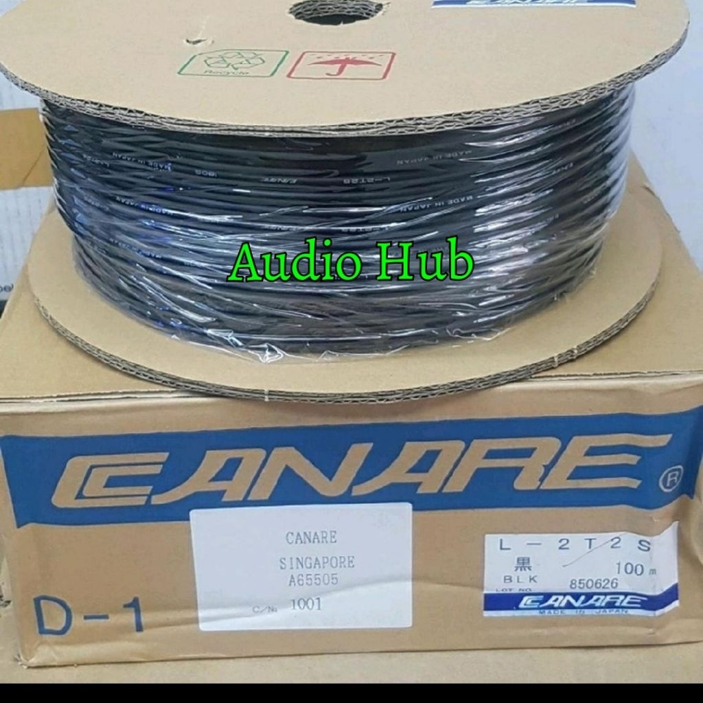 Kabel CANARE L2T2S /L 2T2S 100 Meter  Original Japan  Kabel Mic CANARE  L2T2S Per Roll