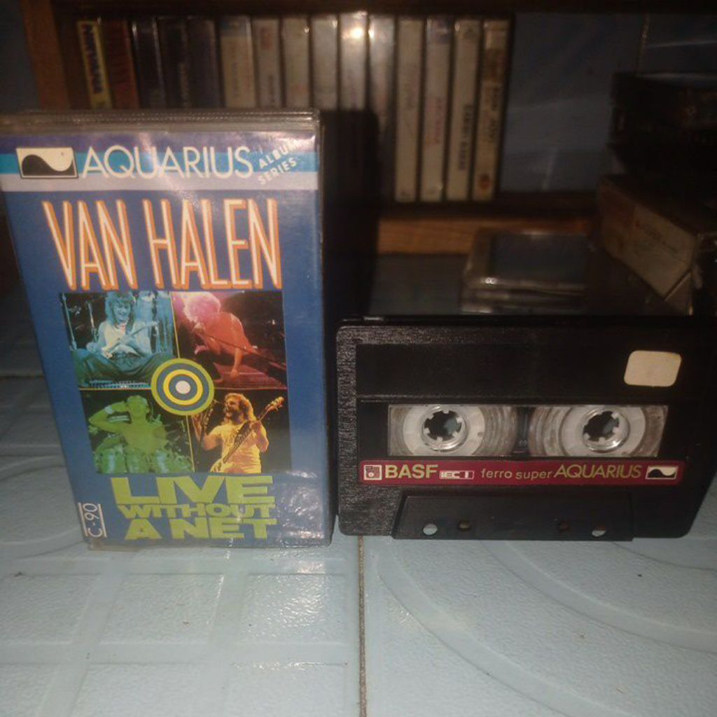 Kaset Pita Van Halen - Live Without A net ( Aquarius )