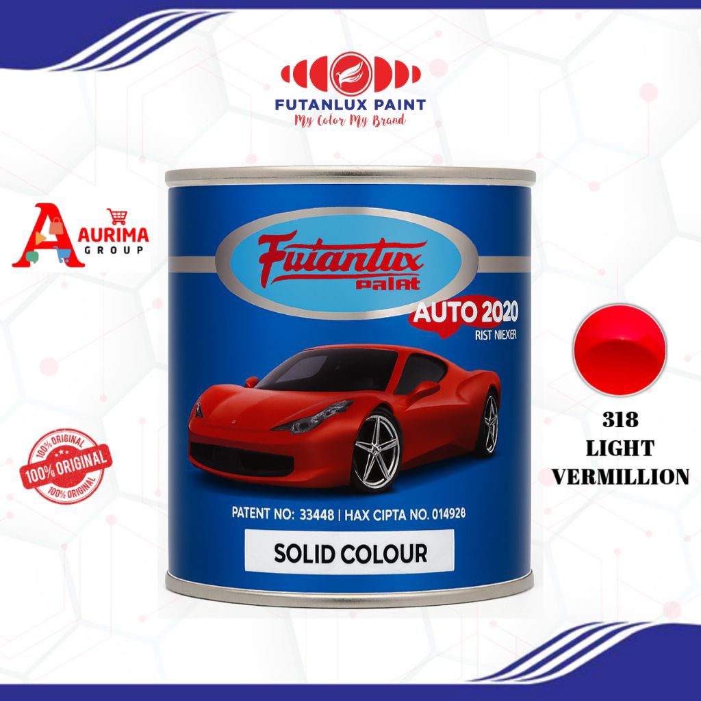 CAT DUCO FUTANLUX LIGHT VERMELLION-318 CAT MOBIL MERK FUTANLUX 1LITER REPACK