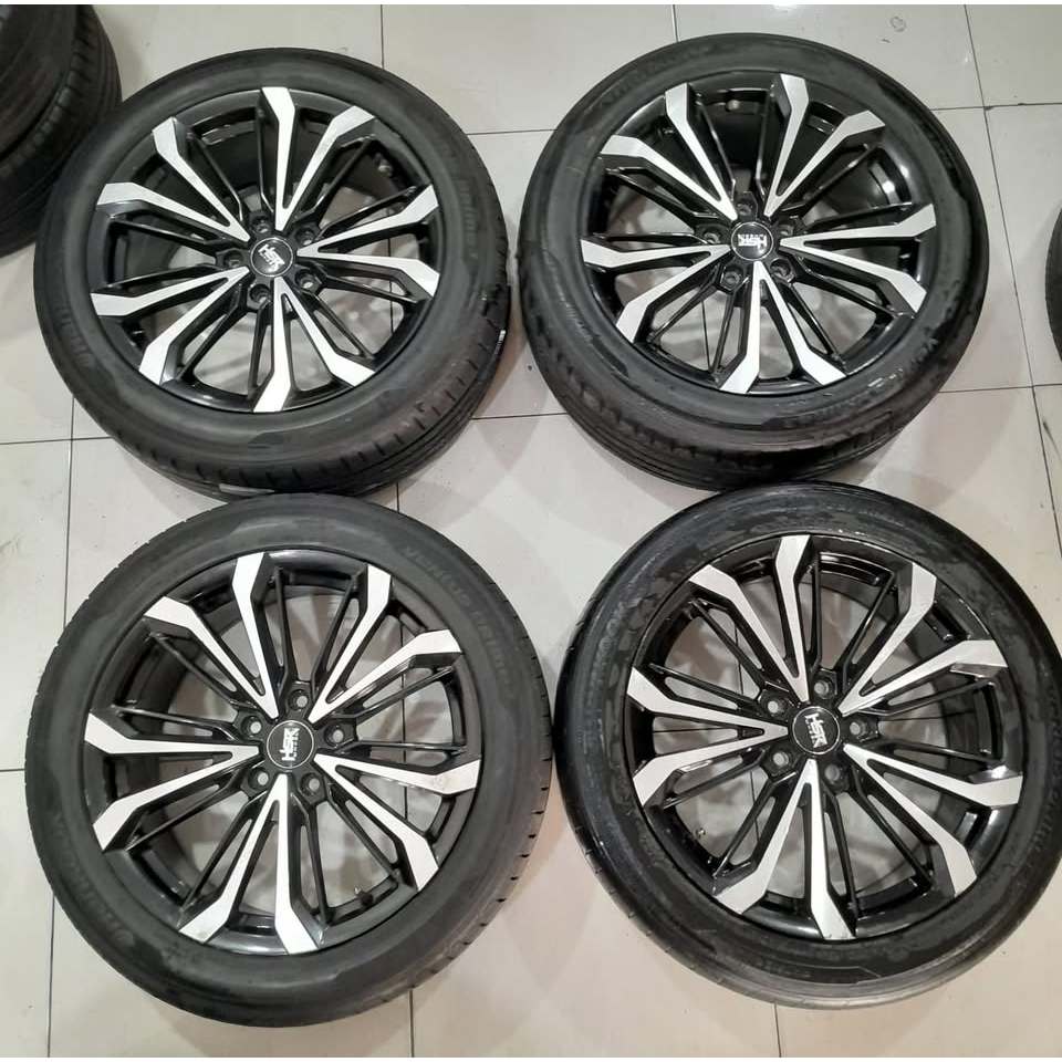 VELG MOBIL BEKAS SECOND RING 18 LUBANG 5 HAJIME R18X8 5X114,3 (VELG SAJA)
