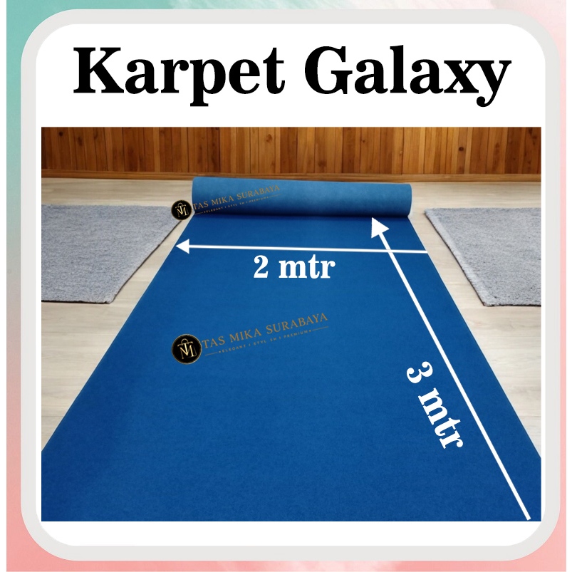 Karpet Lantai Meteran 3mtr x 2mtr | Tersedia 6 Warna | tasmikasurabaya