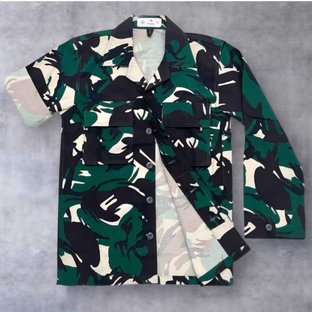 Setelan Baju PDL TNI Bahan Velbed Woll Premium Loreng Malvinas / Pakaian Seragam PDL Tempur TNI