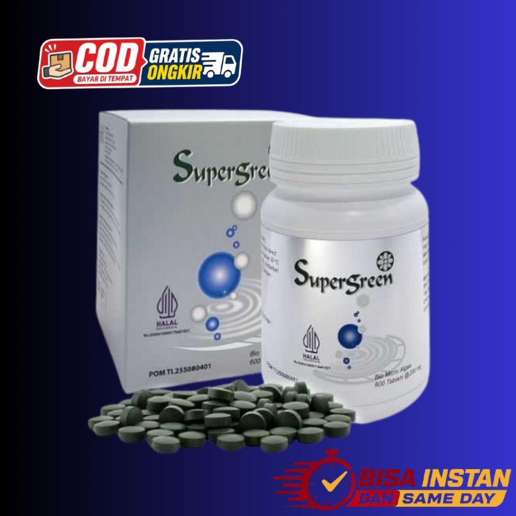 Supergreen Food SGF 600 tabs KK Indonesia - SGF 600 1botol