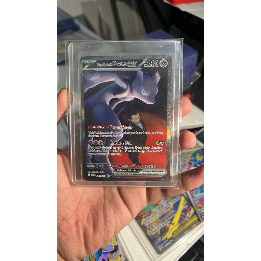 team rocket mewtwo ex 281/217 SAR english