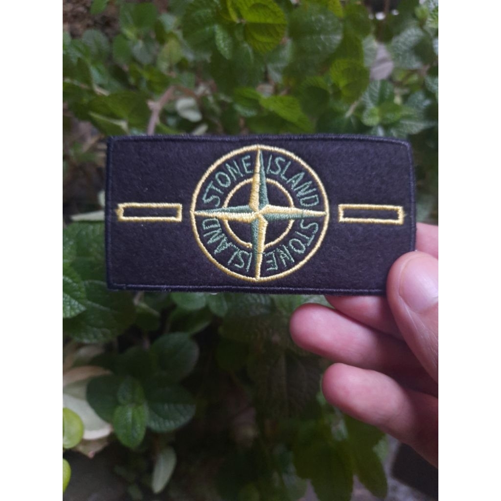 tag Stone Island Patch Bordir ~ Patch + kancing design elegan