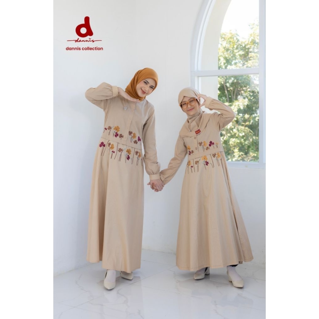 Gamis Mom & Kids D'Inara By.Rumah Dannis/Gamis Terbaru Dannis