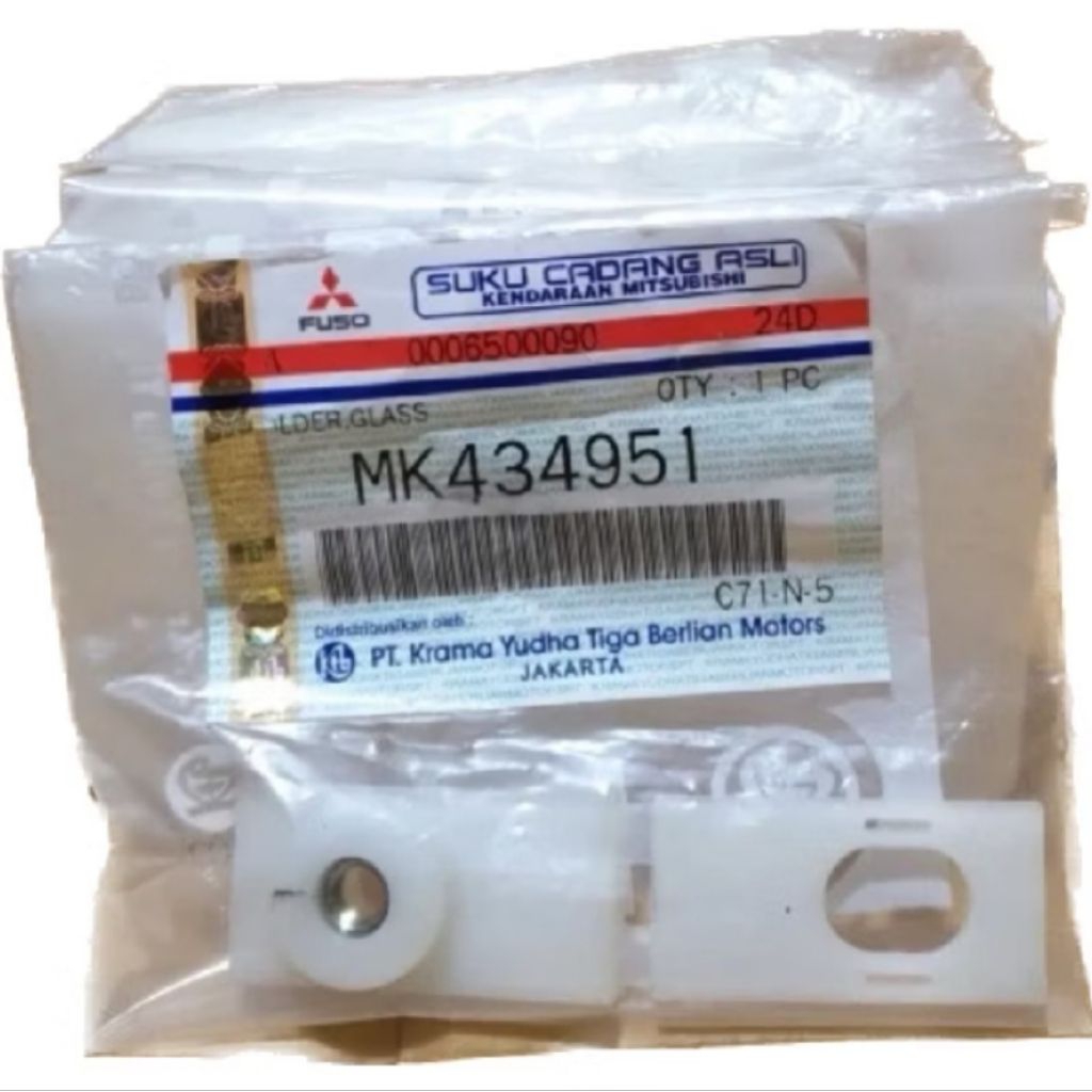 GLASS HOLDER PANGKON DUDUKAN REL KACA PINTU MITSUBISHI CANTER ORIGINAL MK434951