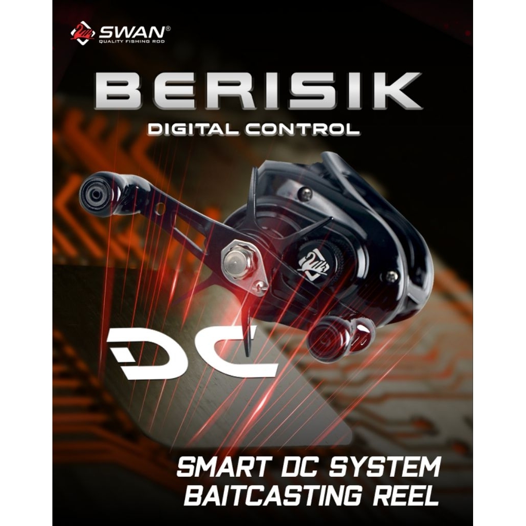 Rel BC Swan Berisik Dc Bait Casting