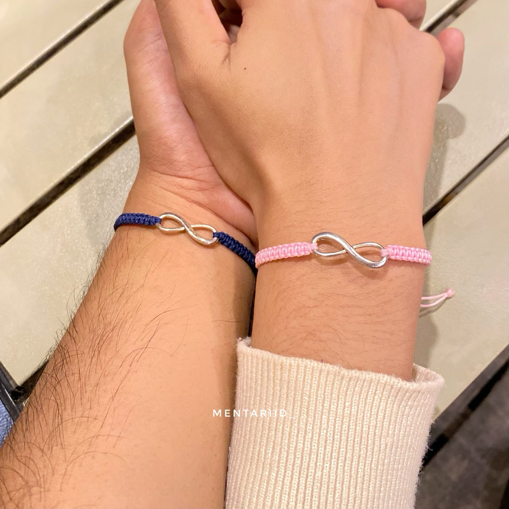 COD Gelang couple infinity | gelang infinity | gelang couple infinity Free box premium | TERMURAH ge